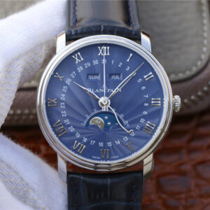 Replica OM Factory Blancpain Villeret 6654-1529-55B V2 Blue Dial - Buy Replica Watches