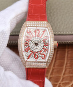 Replica ABF Factory Franck Muller Vanguard Red Strap - Buy Replica Watches