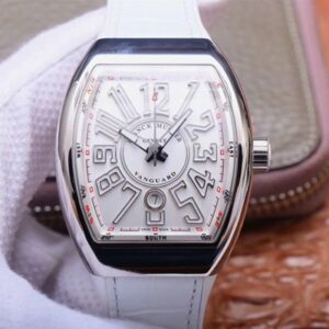 Replica ZF Factory Franck Muller Vanguard V 45 SC DT 5N BC White Dial - Buy Replica Watches