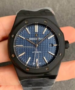 Replica ZF Factory Audemars Piguet Royal Oak 15400 DLC Version Blue Dial - Buy Replica Watches