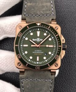Replica Bell & Ross BR0392-D-G-BR/SCA Green Dial - Buy Replica Watches