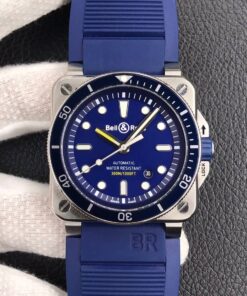 Replica Bell & Ross BR0392-D-BU-ST/SRB Blue Dial - Buy Replica Watches