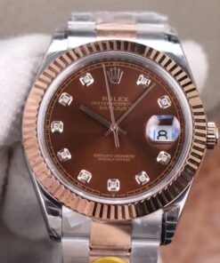 Replica TW Factory Rolex Datejust M126331-0003 41MM Chocolate Dial - Buy Replica Watches