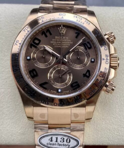 Replica Clean Factory Rolex Cosmograph Daytona M116505-0011 Rose Gold - Buy Replica Watches