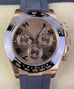 Replica Clean Factory Rolex Cosmograph Daytona M116515LN-0015 V3 Rubber Strap - Buy Replica Watches