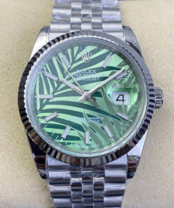 Replica VS Factory Rolex Datejust M126234-0047 36MM Green Dial - Buy Replica Watches