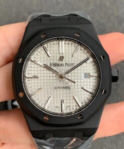 Replica ZF Factory Audemars Piguet Royal Oak 15400 DLC Version White Dial - Buy Replica Watches