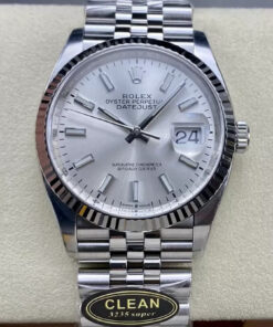 Replica Clean Factory Rolex Datejust M126234-0013 36MM Silver Dial - Buy Replica Watches