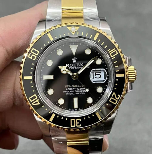 Replica VS Factory Rolex Sea Dweller M126603-0001 Yellow Gold - Buy Replica Watches