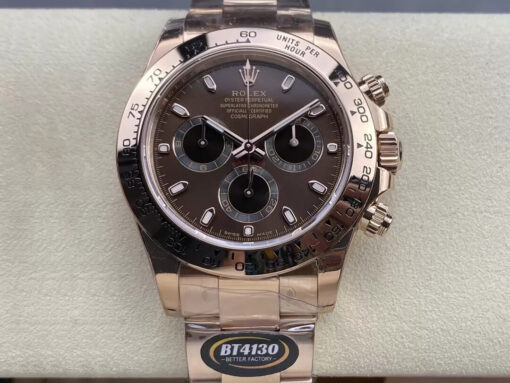 Replica BT Factory Rolex Daytona M116505-0013 Chocolate Dial - Buy Replica Watches