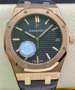 Replica APS Factory Audemars Piguet Royal Oak 15500OR.OO.D002CR.01 Black Dial - Buy Replica Watches