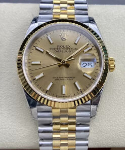 Replica VS Factory Rolex Datejust M126233-0015 Champagne Dial - Buy Replica Watches