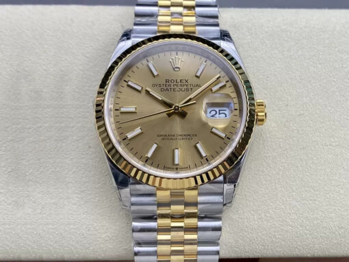 Replica VS Factory Rolex Datejust M126233-0015 Champagne Dial - Buy Replica Watches