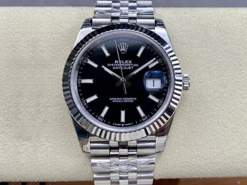 Replica VS Factory Rolex Datejust M126334-0018 Black Dial - Buy Replica Watches