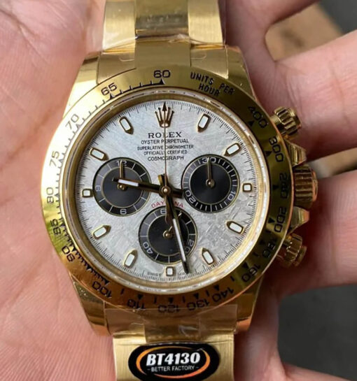 Replica BT Factory Rolex Daytona M116508-0015 Meteorite Dial - Buy Replica Watches