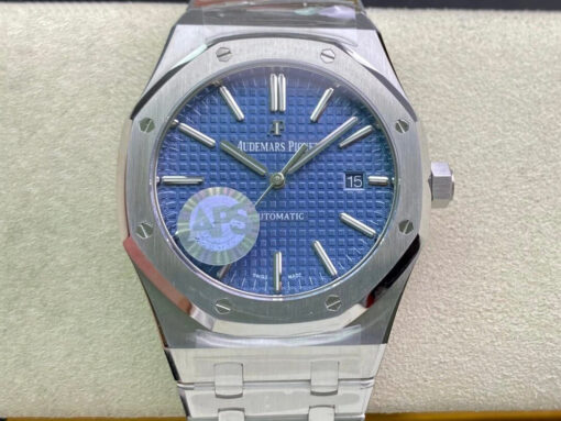 Replica APS Factory Audemars Piguet Royal Oak 15400ST.OO.1220ST.03 Blue Dial - Buy Replica Watches