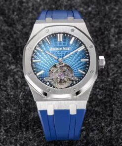 Replica R8 Factory Audemars Piguet Royal Oak Tourbillon V3 Blue Strap - Buy Replica Watches