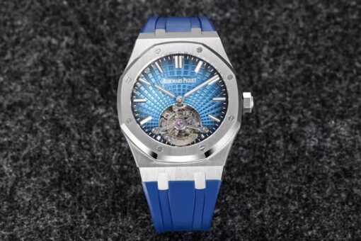 Replica R8 Factory Audemars Piguet Royal Oak Tourbillon V3 Blue Strap - Buy Replica Watches