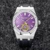 Replica R8 Factory Audemars Piguet Royal Oak Tourbillon V3 Purple Dial - Buy Replica Watches