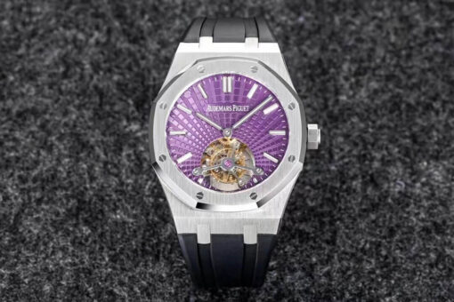 Replica R8 Factory Audemars Piguet Royal Oak Tourbillon V3 Purple Dial - Buy Replica Watches