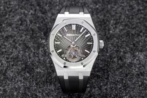 Replica R8 Factory Audemars Piguet Royal Oak Tourbillon V3 Black Strap - Buy Replica Watches